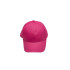 Детска шапка с козирка в цикламен цвят
