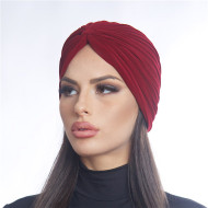 Дамски тюрбан бордо 