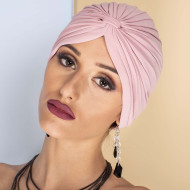 Дамски тюрбан в розово