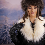 Дамска зимна яка от еко пух Дамска зимна яка от еко пух