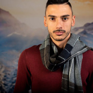 Мъжки зимен шал