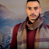 Мъжки зимен шал