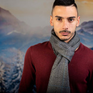 Мъжки зимен шал