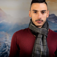 Мъжки зимен шал