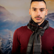 Мъжки зимен шал