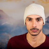 Мъжка шапка в екрю