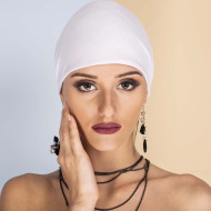 Дамски тюрбан в бяло