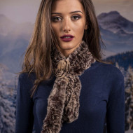 Дамски шал от заек Дамски шал от заек