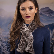 Дамски шал от заек Дамски шал от заек