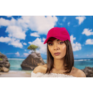 Цикламена изчистена  шапка с козирка 