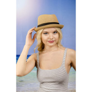 Лятно дамско бомбе в кафяво